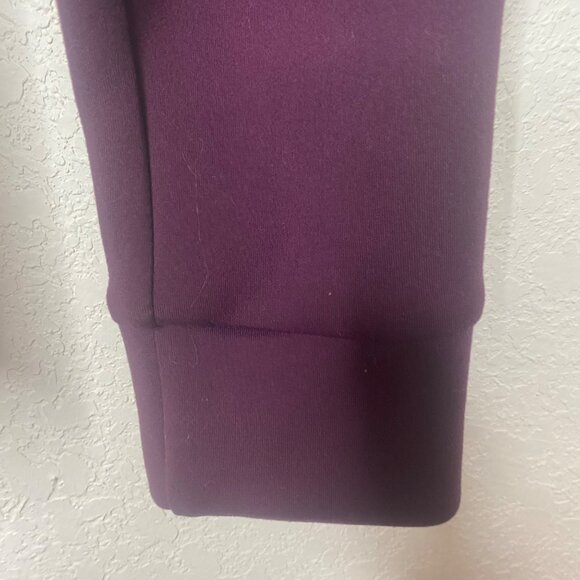 32 Degrees Heat Full Zip Jacket Womens Size S Burgundy Soft Pockets Athleisure - Picture 6 of 11